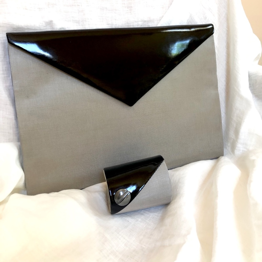 Giorgio Armani Clutch + Matching Bracelet